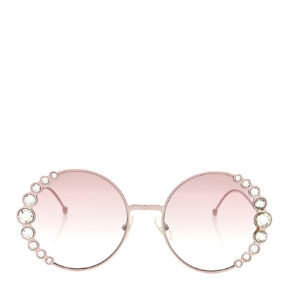 Fendi Crystal Round Sunglasses FF0324/S Rose 2 of 7