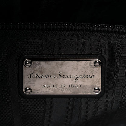 Salvatore Ferragamo Saffiano Hobo Black 8 of 8