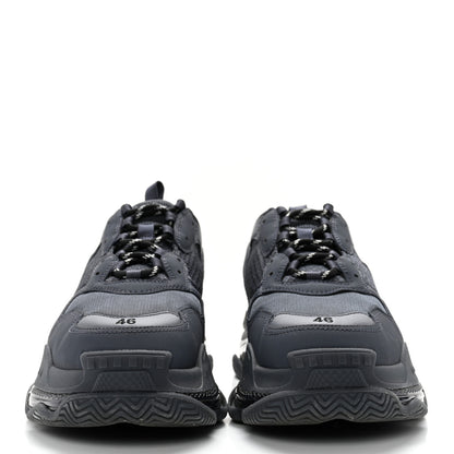 Balenciaga Fabric Mesh Mens Triple S Sneakers 46 Grey 2 of 13