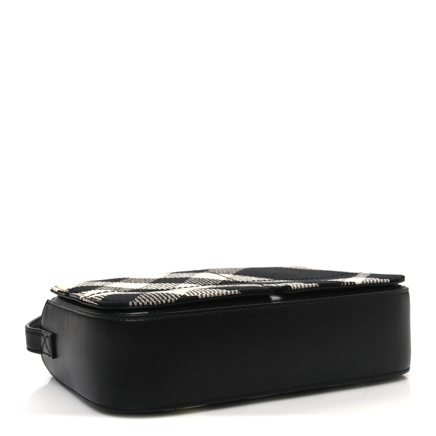 Burberry Jacquard Check Snip Bag Black 4 of 10