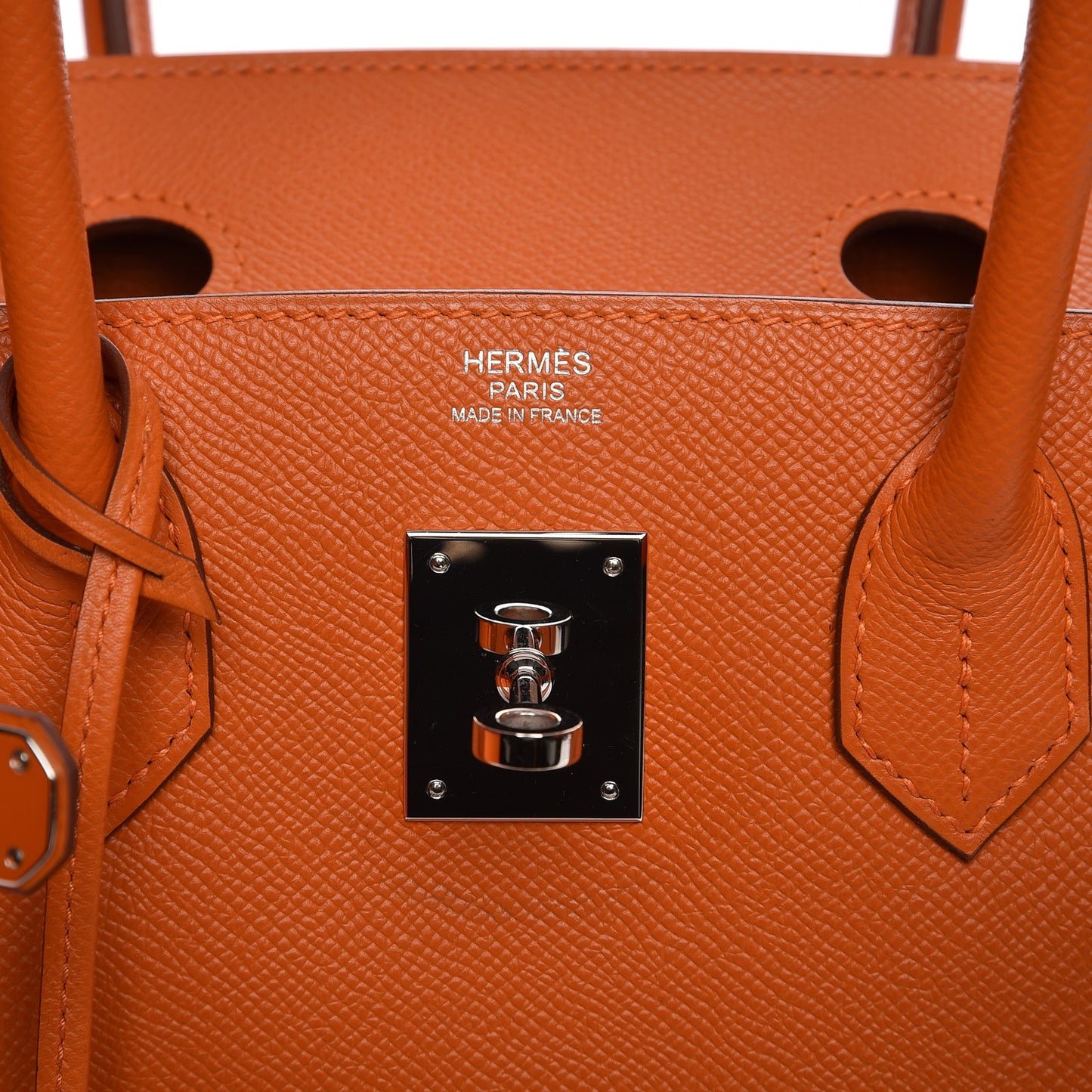 Epsom Birkin 30 Orange