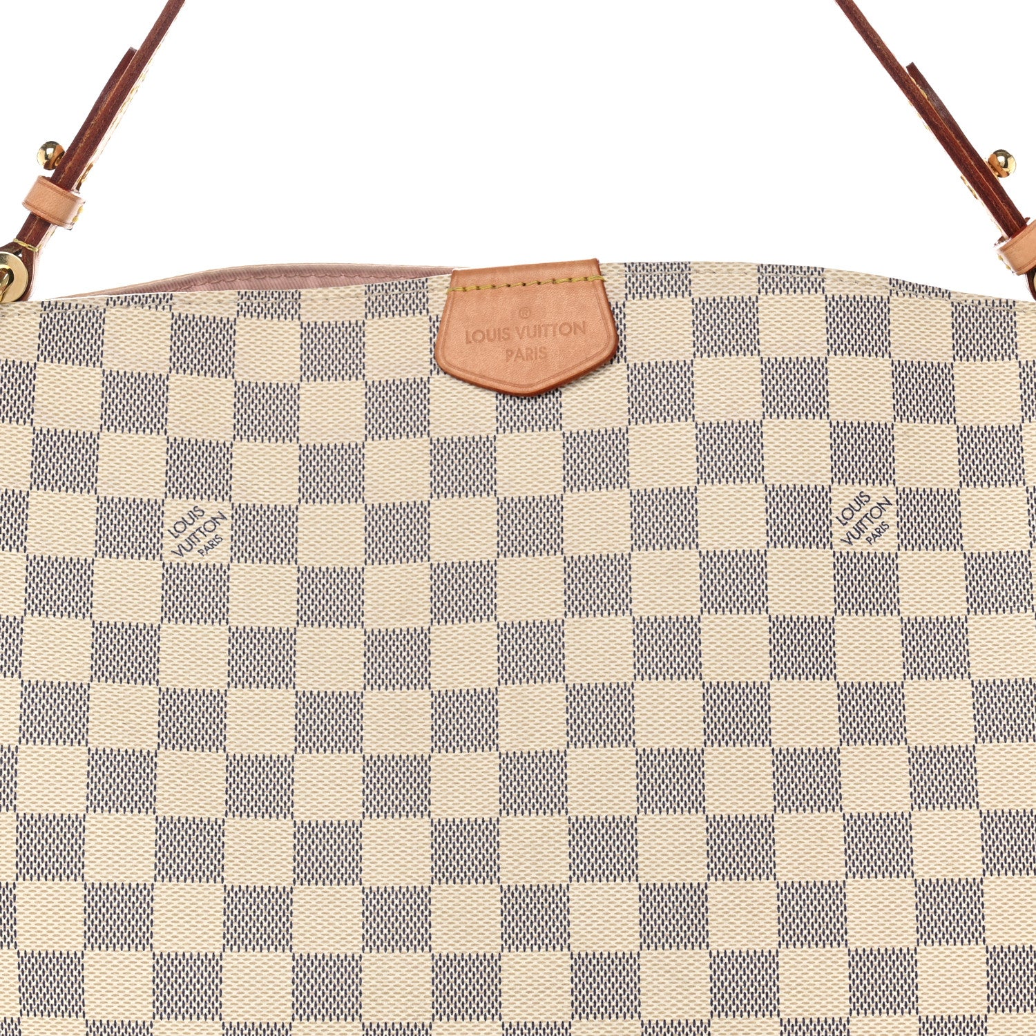 Louis Vuitton Damier Azur Graceful PM Rose Ballerine 7 of 10