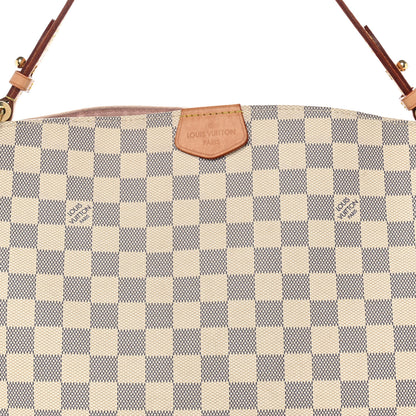 Louis Vuitton Damier Azur Graceful PM Rose Ballerine 7 of 10