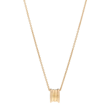 Bulgari 18K Yellow Gold B.Zero1 Pendant Necklace 1 of 4