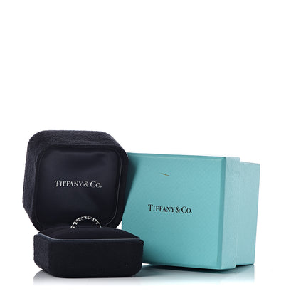 Tiffany Platinum Diamond Jazz Graduated Band Ring 52 6 6 of 6