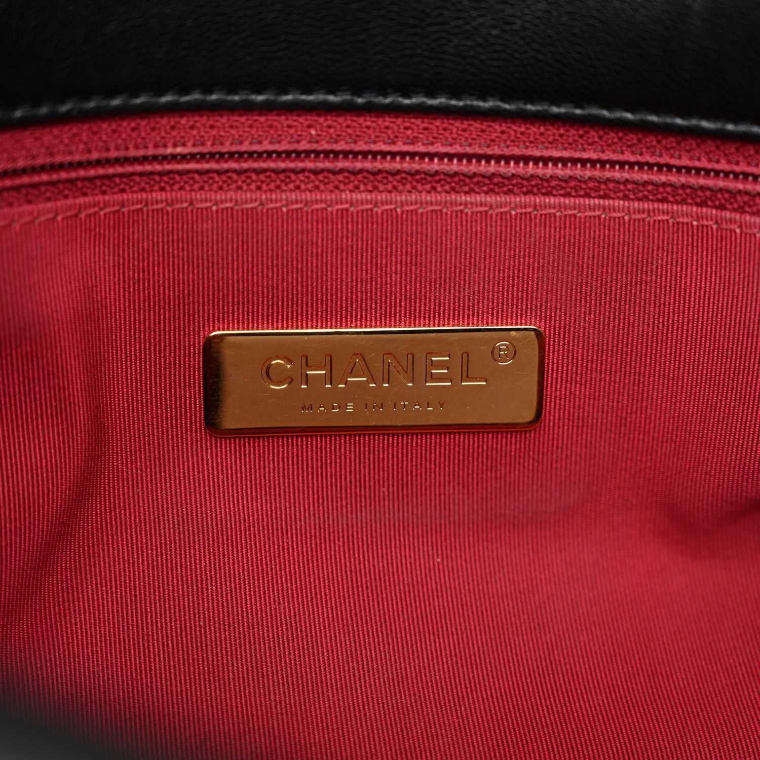 Chanel Shiny Goatskin Quilted Large Chanel 19 Flap Black 6 of 10