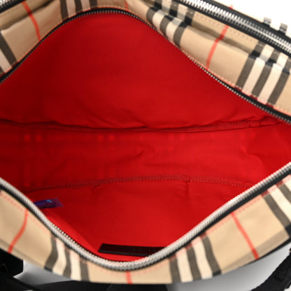 Burberry Cotton Vintage Check Large Cannon Bum Bag Archive Beige 5 of 9