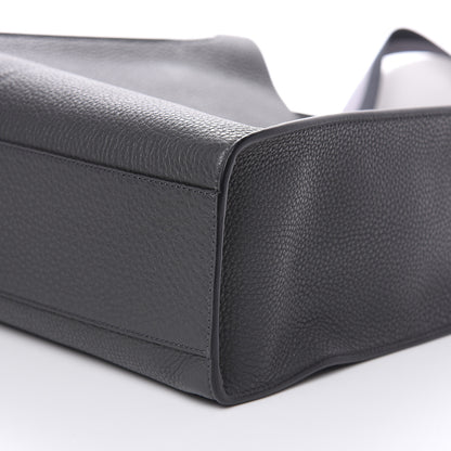 Fendi Cuoio Romano Glazed Fabric FF 1974 Peekaboo X-Lite Fit Asfalto Mou Black 8 of 8