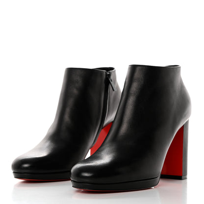 Christian Louboutin Calfskin Pasteur 100 Ankle Boots 39.5 Black 3 of 7