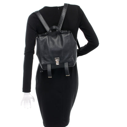 Proenza Schouler Calfskin PS Courier Backpack Black 2 of 8