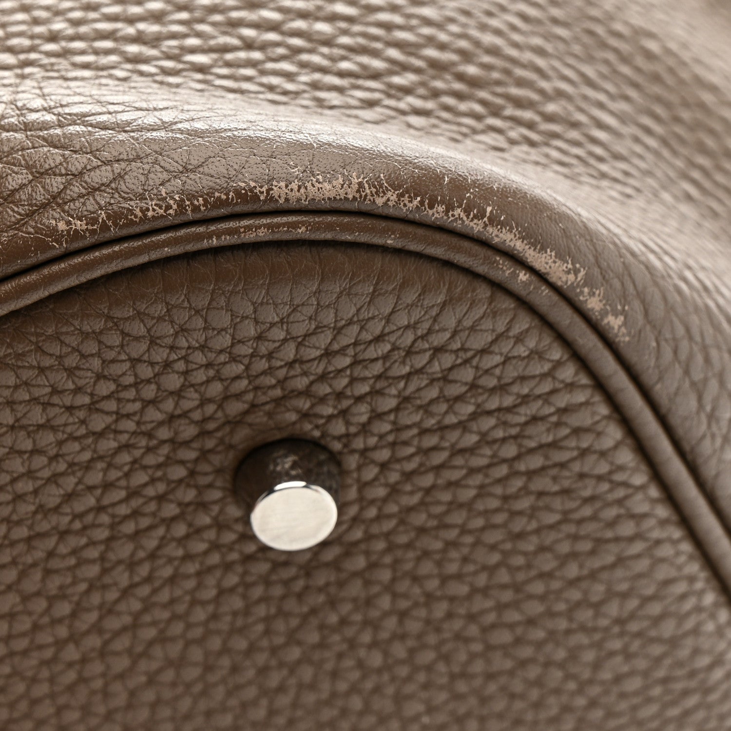 Hermes Taurillon Clemence Picotin Lock TGM Etoupe 20 of 31