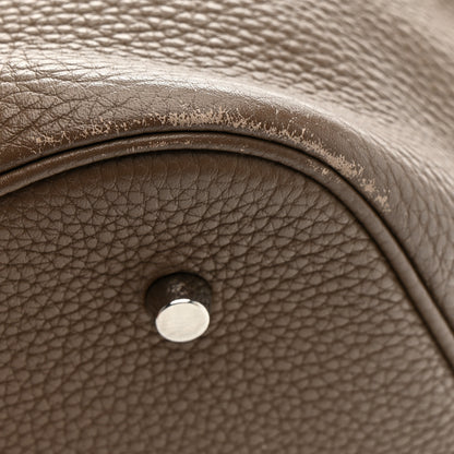 Hermes Taurillon Clemence Picotin Lock TGM Etoupe 20 of 31