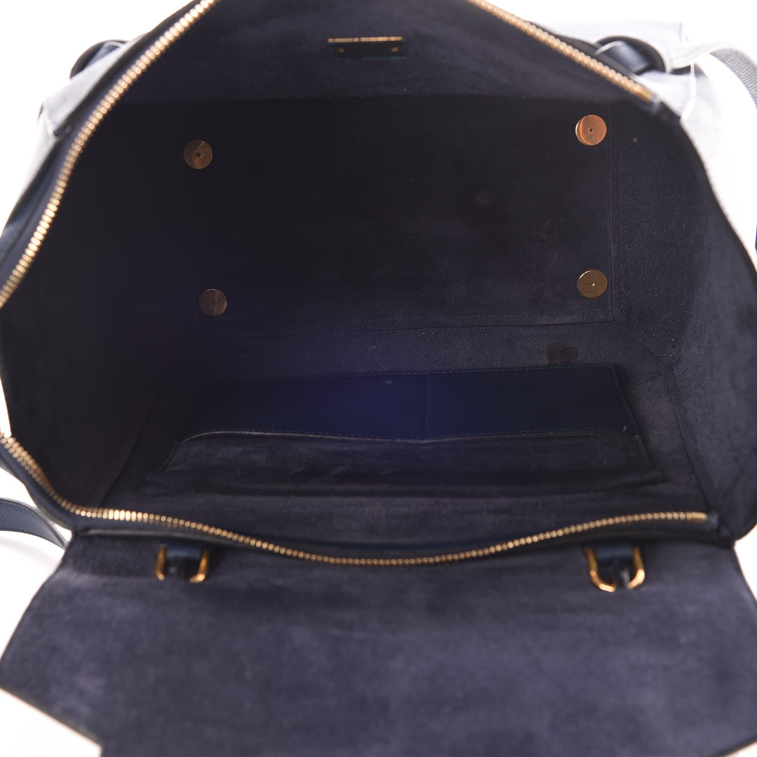 Celine Grained Calfskin Mini Belt Bag Deepsea 7 of 16