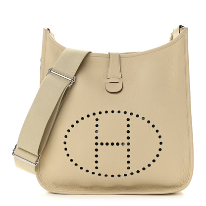 Hermes Taurillon Clemence Evelyne III GM Parchemin 1 of 12