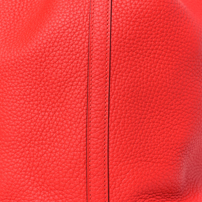 Hermes Taurillon Clemence Picotin Lock 22 MM Rouge Casaque 5 of 10