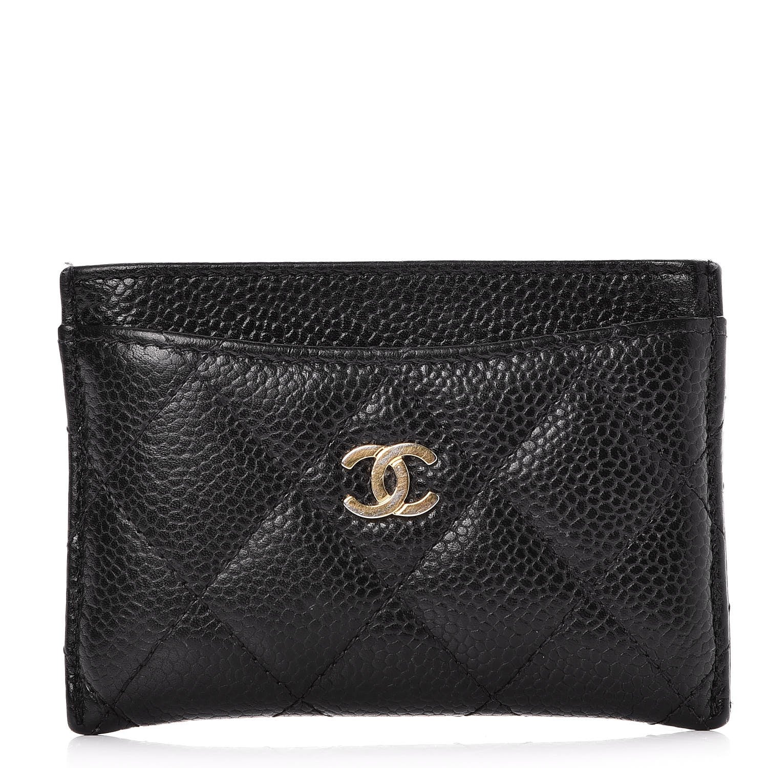 Chanel Caviar Quilted Card Holder Black 1 of 9