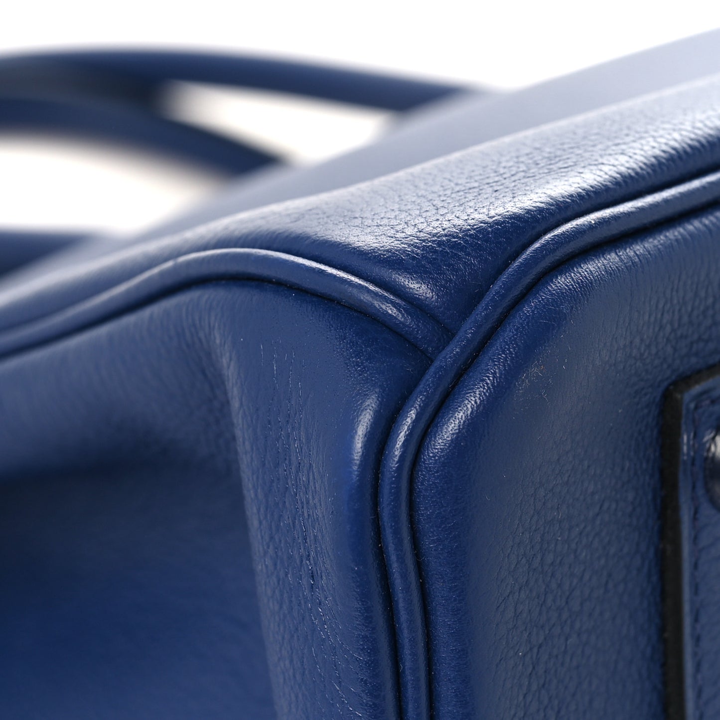 Taurillon Novillo Sea Surf Birkin 35 Bleu Saphir