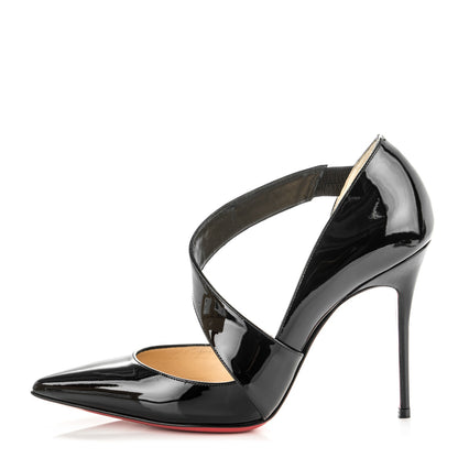 Christian Louboutin Patent Ograde 100 Pumps 37.5 Black 1 of 7