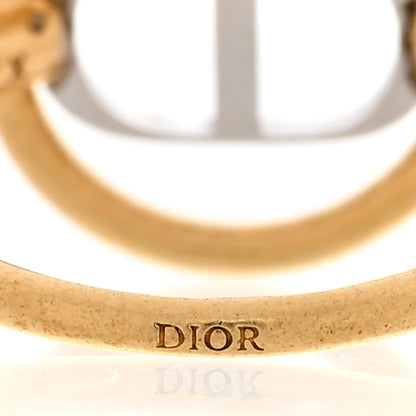 Christian Dior Metal Montaigne 30 Ring Silver Gold 4 of 6
