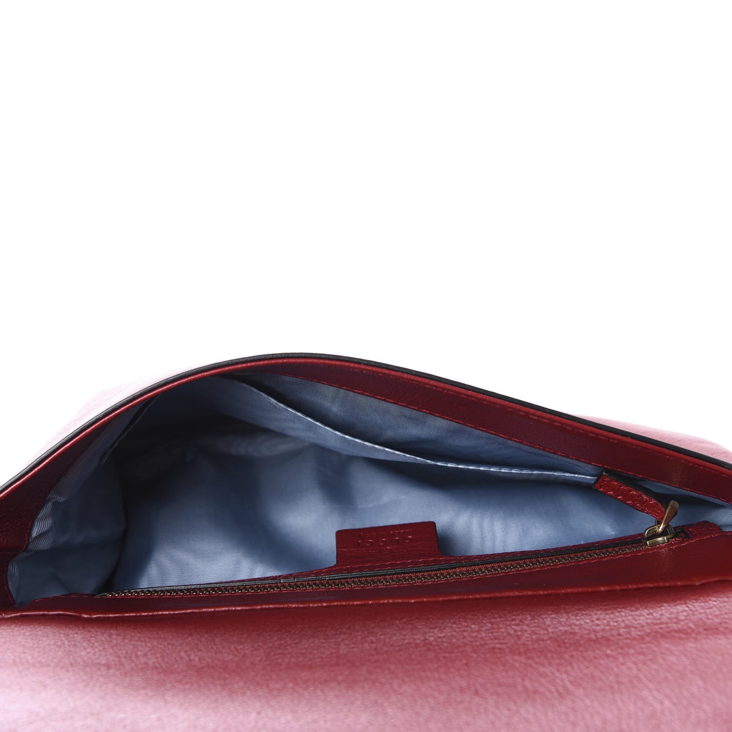Calfskin Diagonal GG Medium Thiara Double Envelope Shoulder Bag Black Red