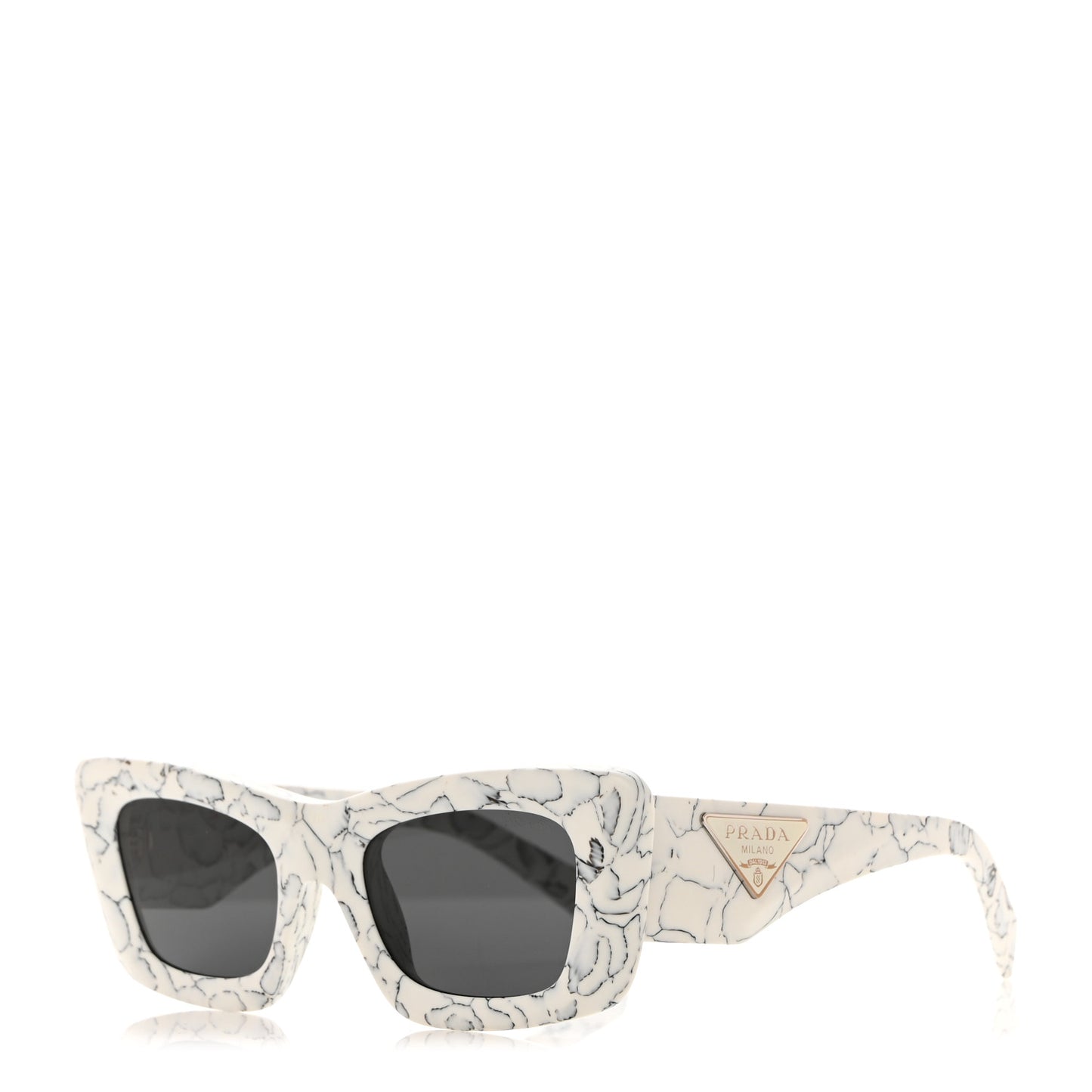 Acetate Symbole Sunglasses SPR 13Z White Marble