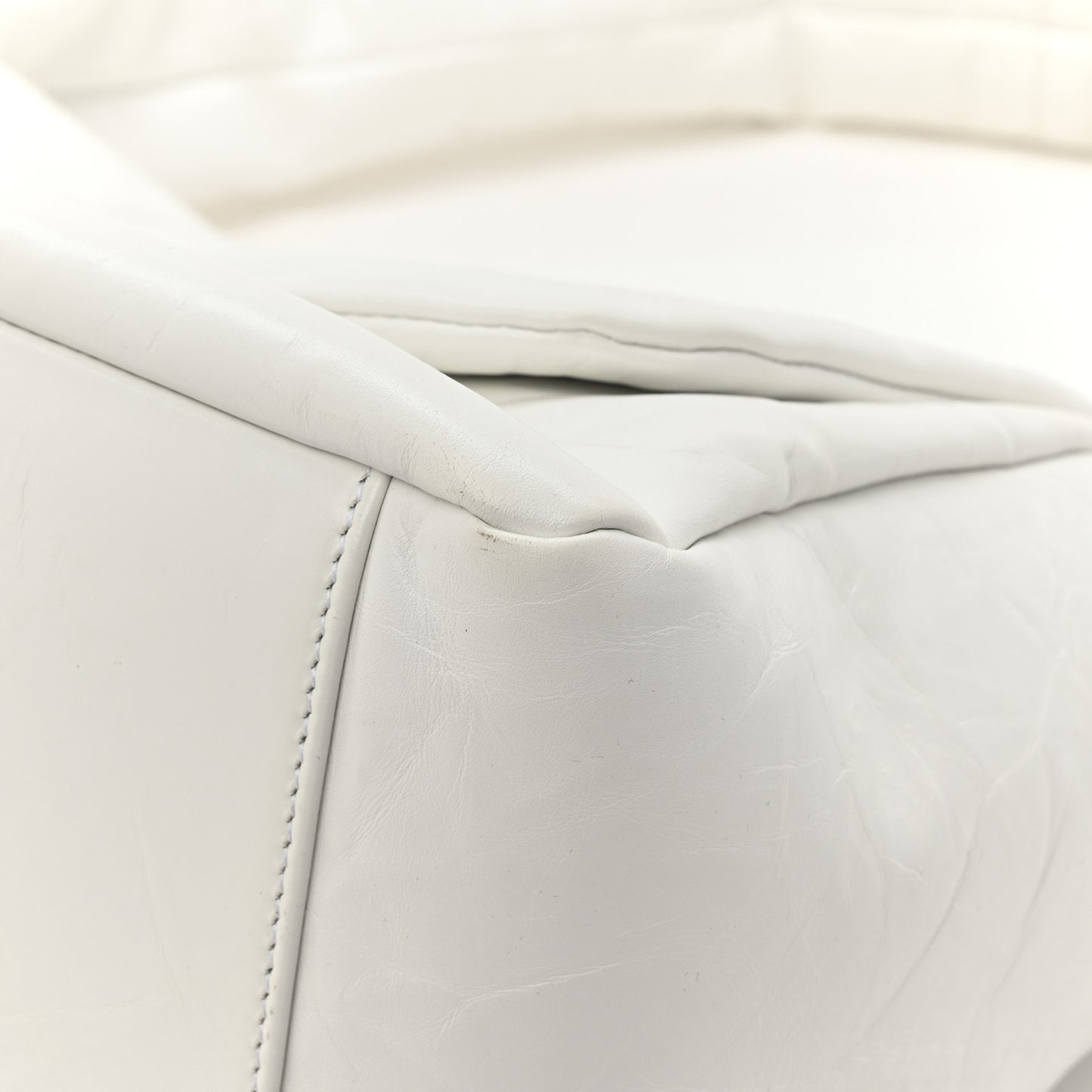 Calfskin Monaco Sling Shoulder Bag White