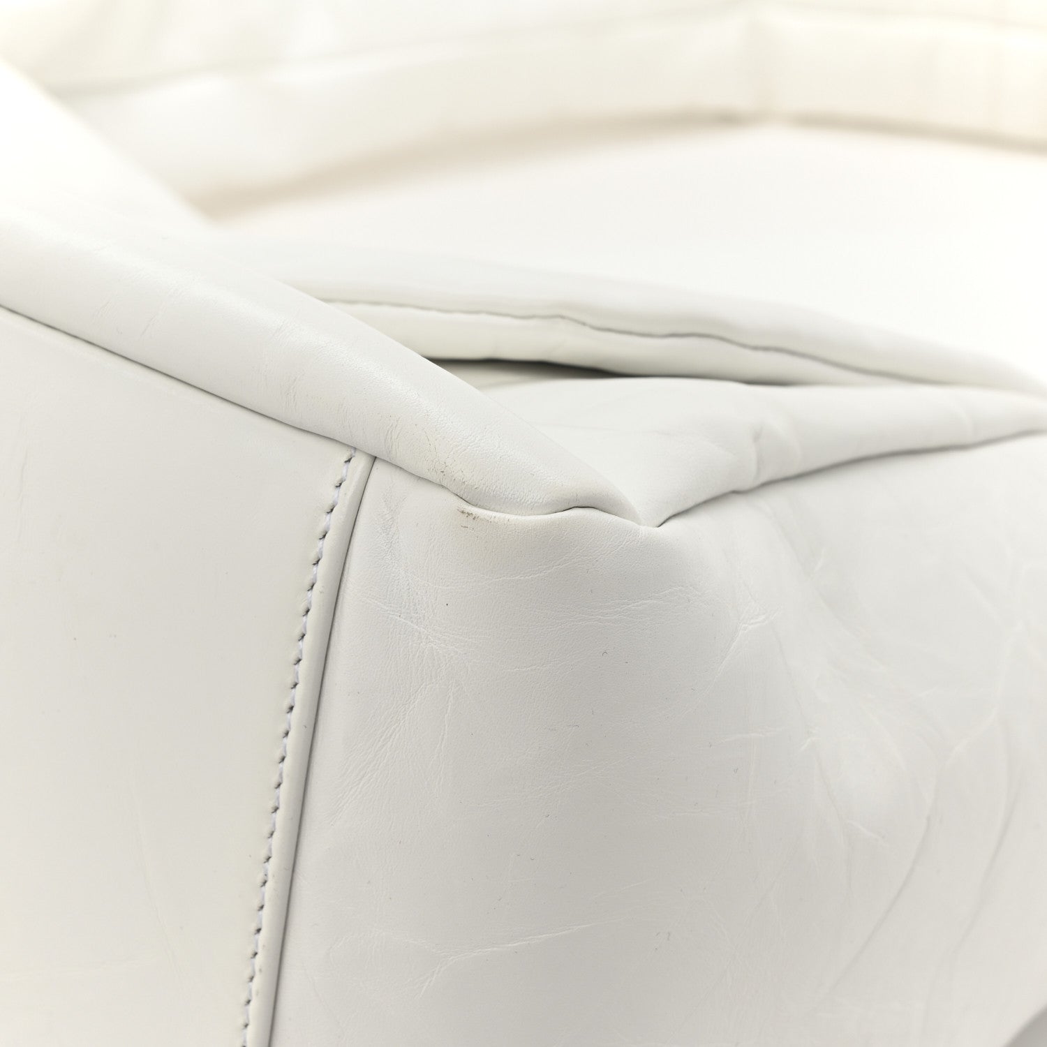 Balenciaga Calfskin Monaco Sling Shoulder Bag White 32 of 37