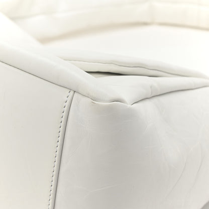 Balenciaga Calfskin Monaco Sling Shoulder Bag White 32 of 37