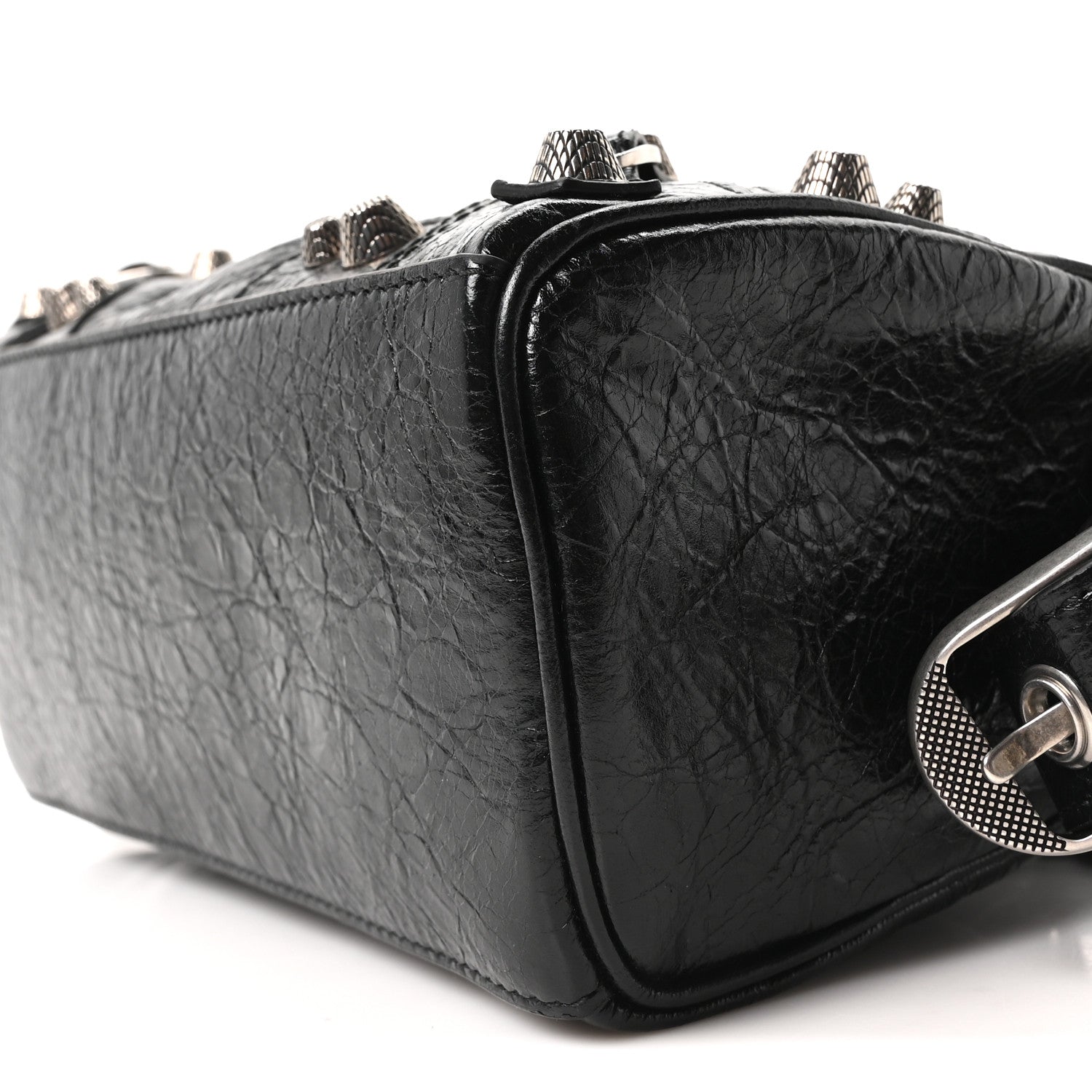 Balenciaga Agneau Arena Mini Le Cagole Duffle Crossbody Bag Black 11 of 11