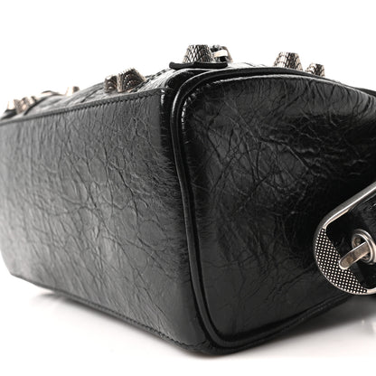 Balenciaga Agneau Arena Mini Le Cagole Duffle Crossbody Bag Black 11 of 11