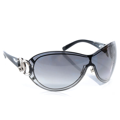 Chanel CC Logo Sunglasses Black 4144 3 of 6