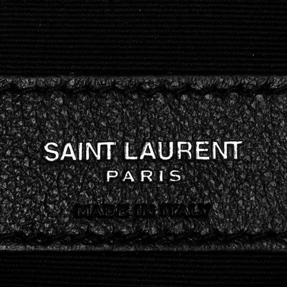 Saint Laurent Calfskin Y Quilted Monogram Medium Loulou Chain Satchel Black 6 of 10