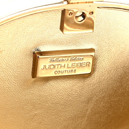 Judith Leiber Crystal Rainbow Minaudiere Clutch Gold Multicolor 6 of 10