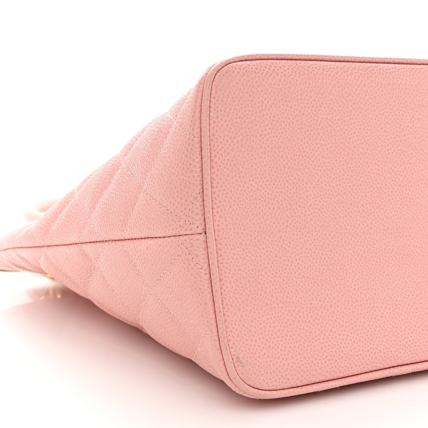 Caviar Quilted Medallion Tote Light Pink