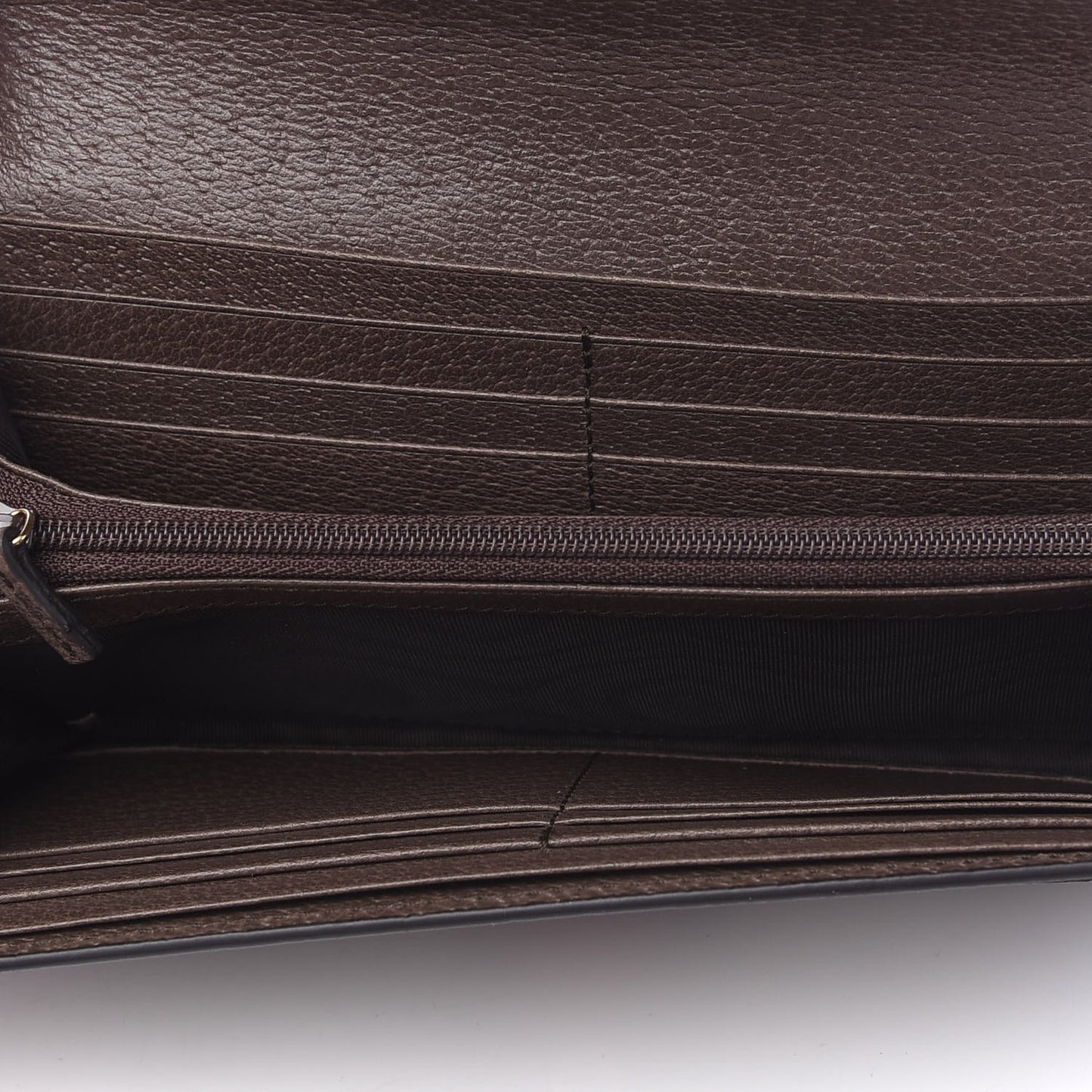 GG Supreme Monogram Web Ophidia Continental Wallet Brown