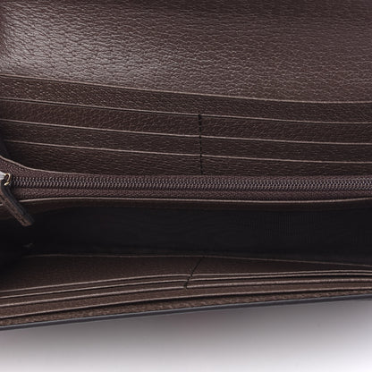 Gucci GG Supreme Monogram Web Ophidia Continental Wallet Brown 5 of 6