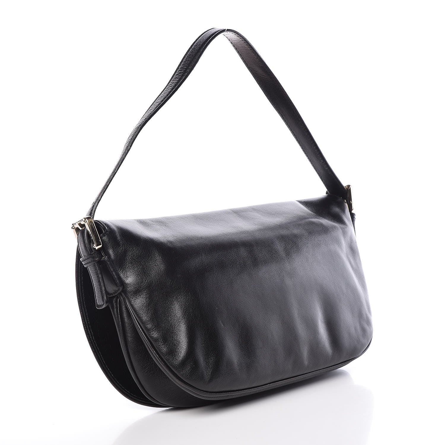 Gucci Calfskin Small Britt Shoulder Bag Black 3 of 11