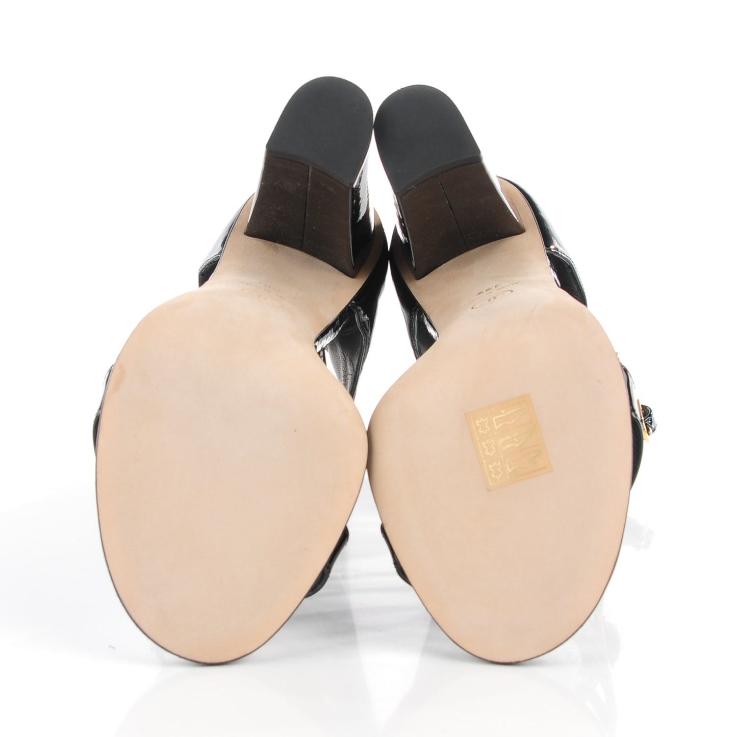 Patent CC Sandals 39 Black