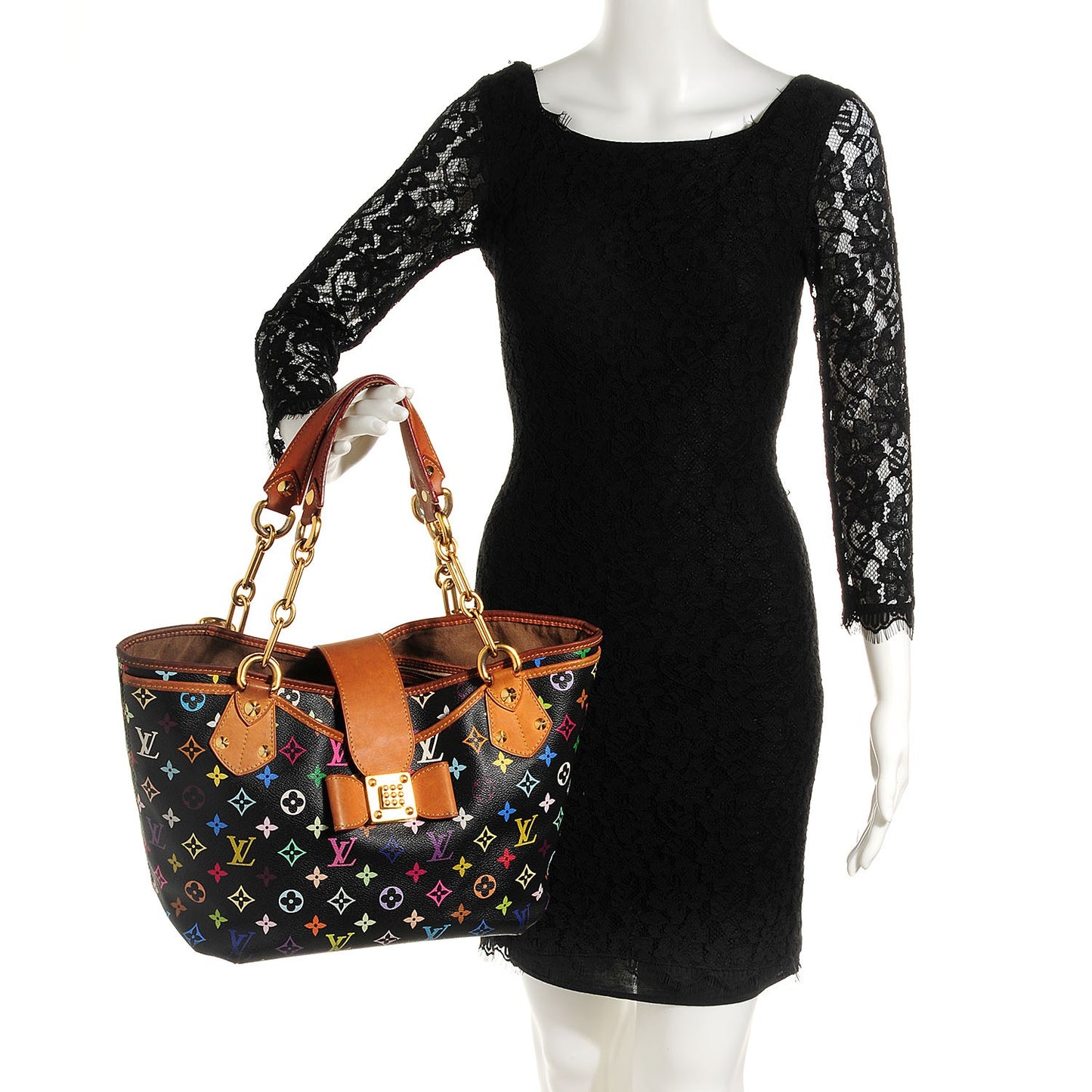 Monogram Multicolor Annie GM Black