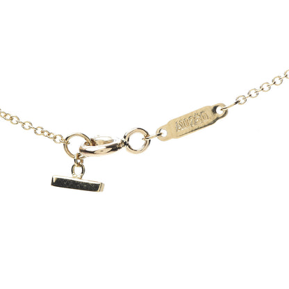 Tiffany 18K Yellow Gold Small T Smile Pendant Necklace 4 of 4