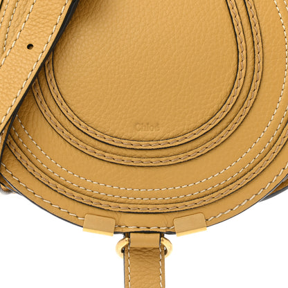 Chloe Calfskin Mini Marcie Round Crossbody Bag Dusty Yellow 7 of 10