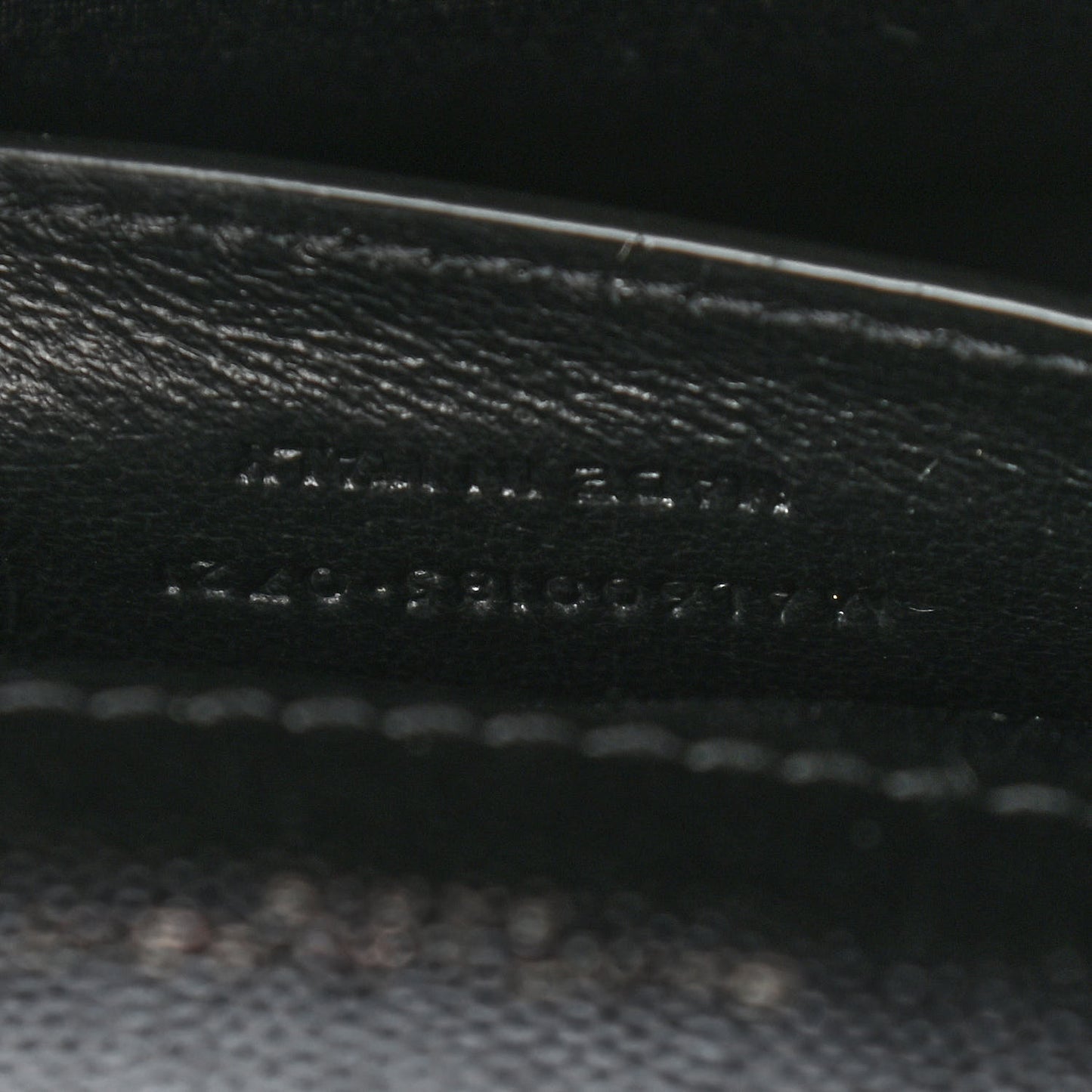 Grain De Poudre Textured Mixed Matelasse Triquilt Medium Monogram Satchel Black