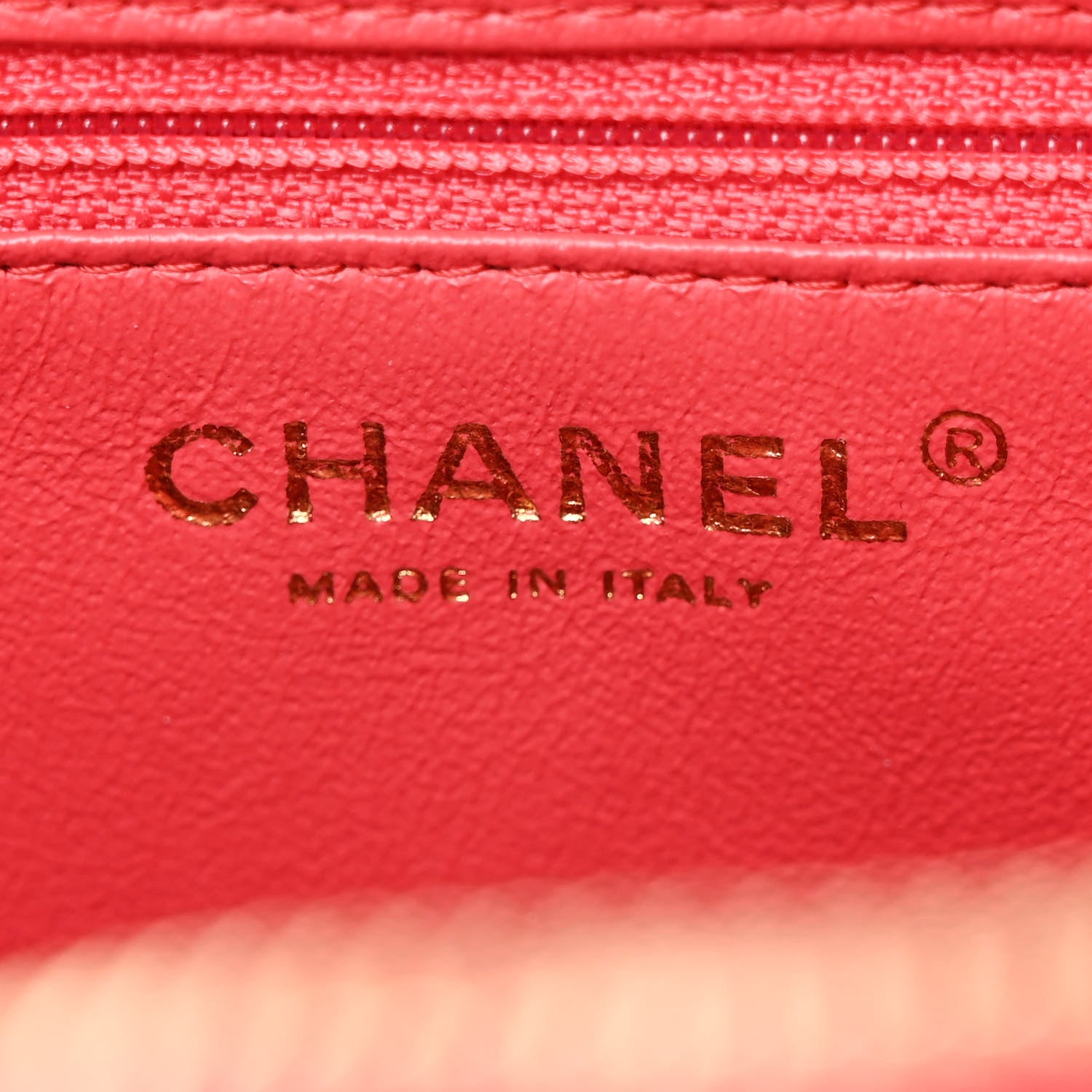 Chanel Lambskin Quilted Camera Case Dark Pink 6 of 10