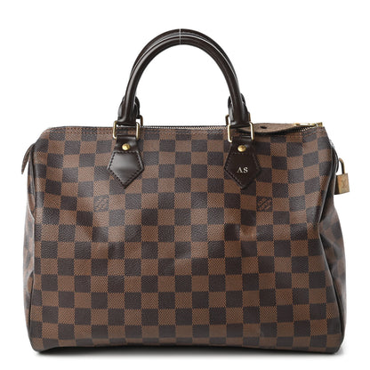 Louis Vuitton Damier Ebene Speedy 30 1 of 10