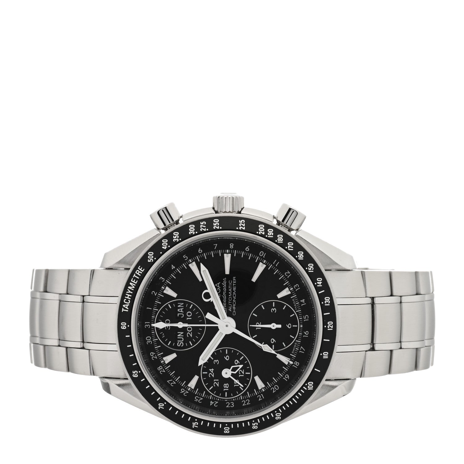 Omega Stainless Steel 40mm Speedmaster Chronograph Automatic Watch Black 3220.50.00 2 of 4