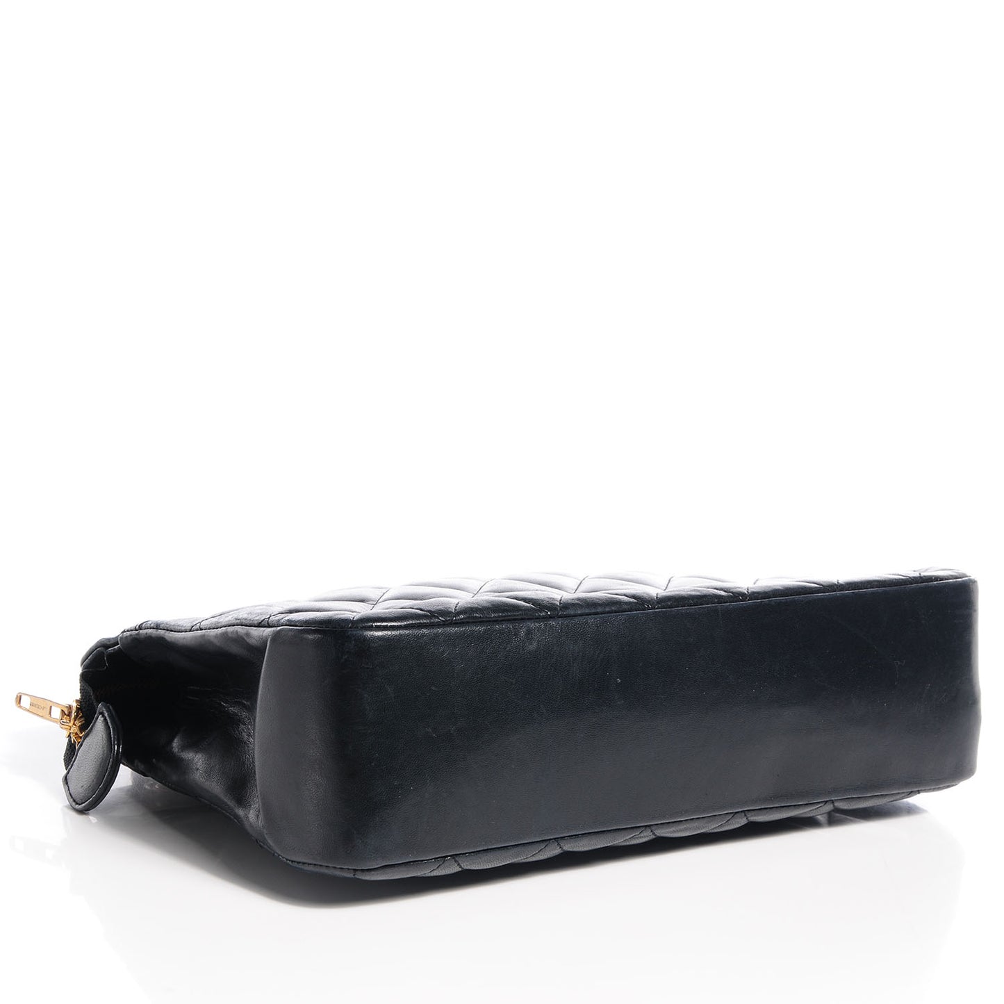 Lambskin Quilted Shoulder Bag Black