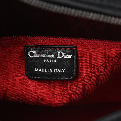 Christian Dior Lambskin Cannage Large Lady Dior Black 6 of 16