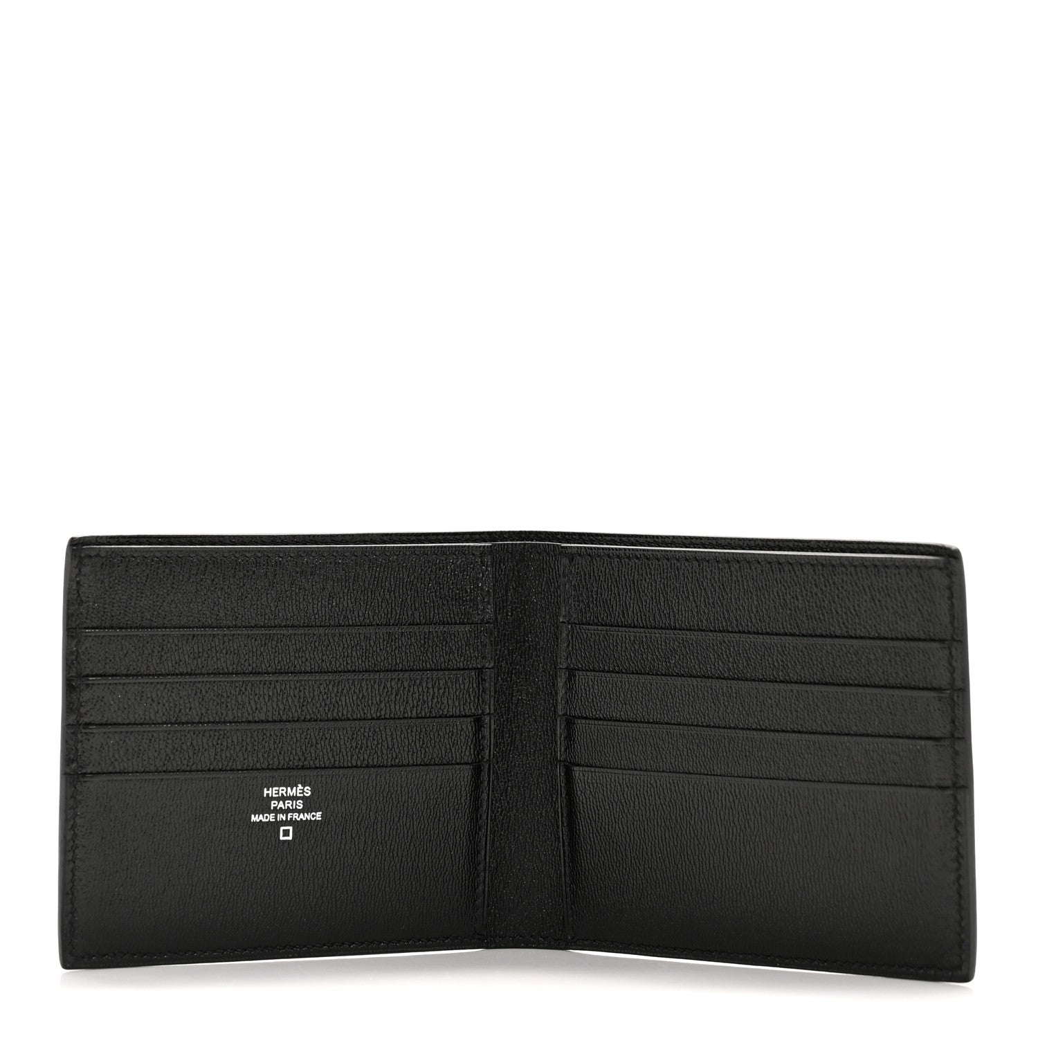 Hermes Matte Alligator MC2 Copernic Compact Wallet Black 5 of 11