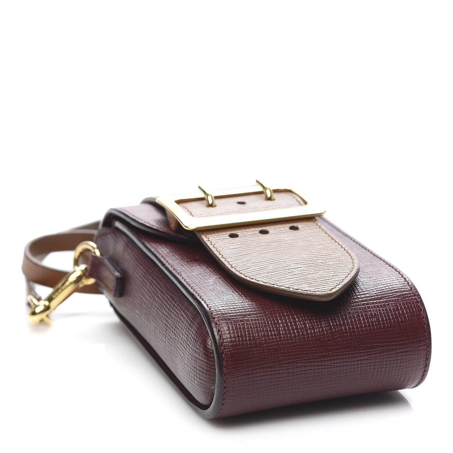 Prorsum Grainy Calfskin Oblong Belt Bag Burgundy