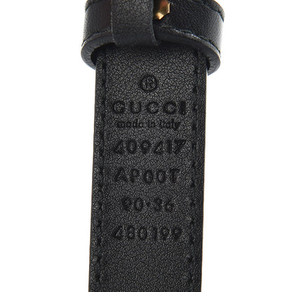 Gucci Calfskin Double G 20mm Belt 90 36 Black 4 of 7